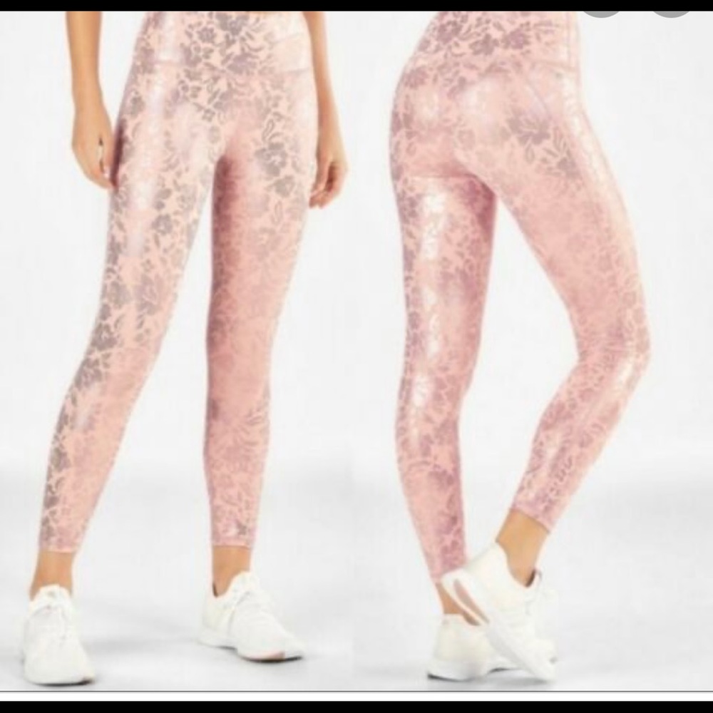 Fabletics S pink high waist leggings.